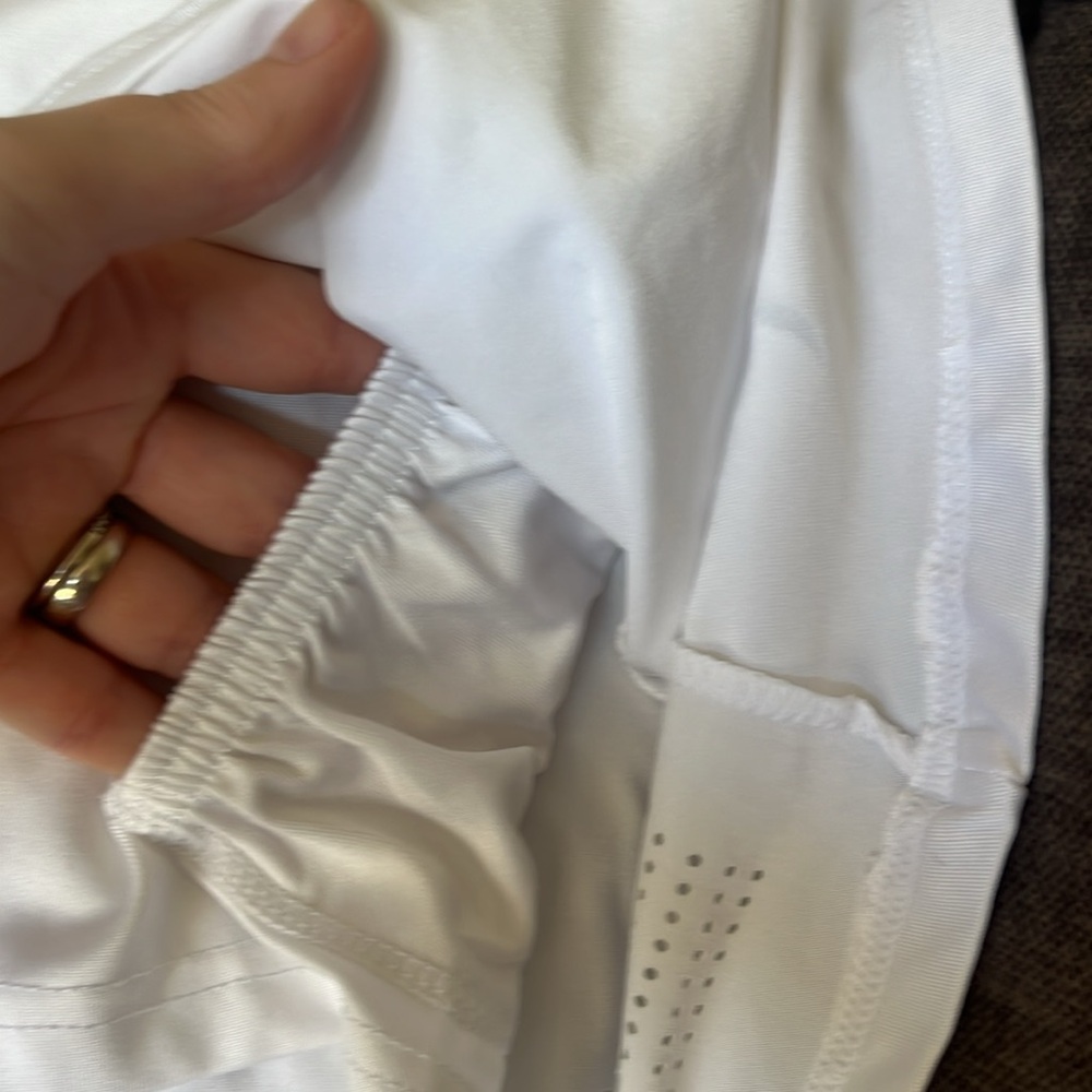 Zyia White Tennis Golf Skirt with Ball Pockets size Small - Picture 8 of 9